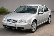 Volkswagen Bora 1998-2004 рр. Накладки на дзеркала (2 шт, Хром) фото 1