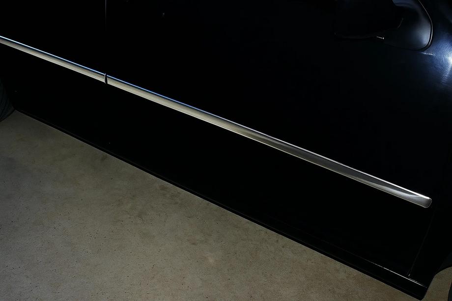 Volkswagen Golf 4 1997-2006 рр. Молдинг дверний (4 шт, нерж) OmsaLine - Італійська нержавійка Image