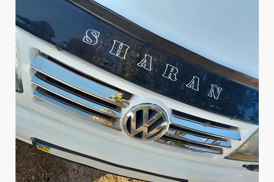 Volkswagen Sharan 1995-2010 рр. Накладки на решітку (нерж) Image