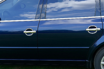 Volkswagen Bora 1998-2004 рр. Мильнички під ручки (4 шт, нерж) фото 1