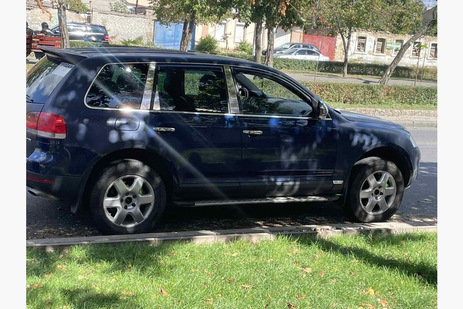 Volkswagen Touareg 2002-2010 рр. Накладки на ручки (4 шт, нерж) Без кнопок, Carmos - Турецька сталь Фото 4