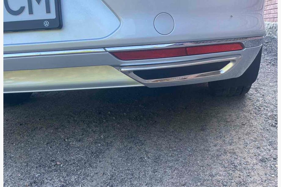 Volkswagen Passat B8 2015-2023 рр. Накладки імітація глушника SD/SW (2015-2018, 2 шт, нерж) Image