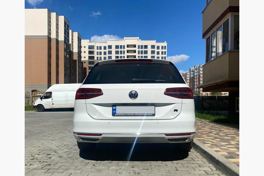 Volkswagen Passat B8 2015-2023 рр. Накладки імітація глушника SD/SW (2015-2018, 2 шт, нерж) Carmos - Турецька сталь Фото 3
