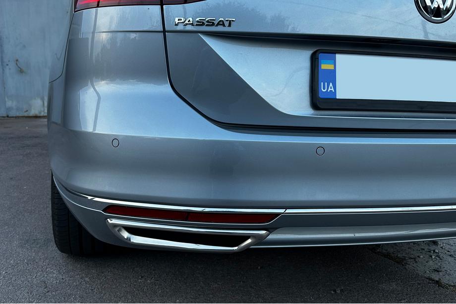 Volkswagen Passat B8 2015-2023 рр. Накладки імітація глушника SD/SW (2015-2018, 2 шт, нерж) Carmos - Турецька сталь Фото 7