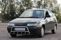 ВАЗ 2110-21115 1995-2015 рр. Кенгурятник WT003 60мм (нерж) фото 2
