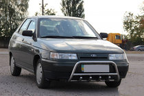 ВАЗ 2110-21115 1995-2015 рр. Кенгурятник WT003 60мм (нерж) фото 3