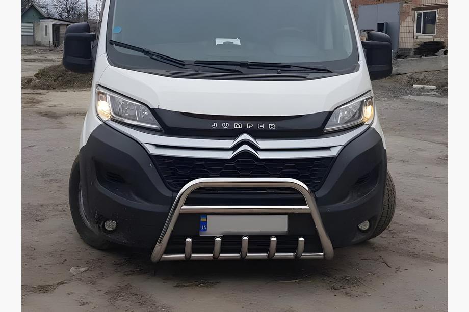 Fiat Ducato 2006-2025 рр. Передня дуга WT003 (нерж.) Image