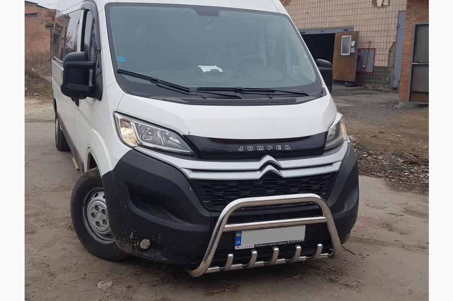 Citroen Jumper 2007-2025 рр. Передня дуга WT003 (нерж.) Image