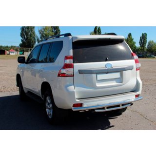 Задня дуга AK002-2v1 (нерж) Toyota Land Cruiser Prado 150 2009-2023 рр. фото 2