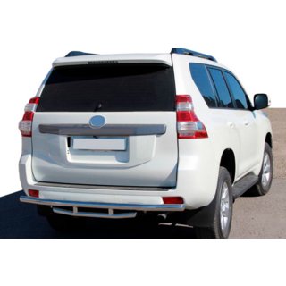 Задня дуга AK002-2v1 (нерж) Toyota Land Cruiser Prado 150 2009-2023 рр. фото 1