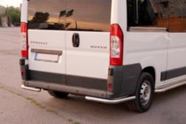 Citroen Jumper 2007-2025 рр. Задні куточки AK003 (2 шт., нерж) фото 2