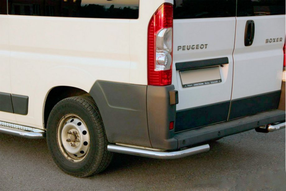 Citroen Jumper 2007-2025 рр. Задні куточки AK003 (2 шт., нерж) Image