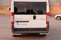 Fiat Ducato 2006-2025 рр. Задні куточки AK003 (2 шт., нерж) фото 2