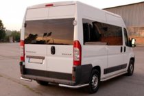 Fiat Ducato 2006-2025 рр. Задні куточки AK003 (2 шт., нерж) фото 3