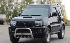 Suzuki Jimny 1998-2018 рр. Кенгурятник QT006 (нерж) фото 3