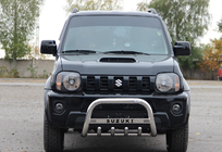 Suzuki Jimny 1998-2018 рр. Кенгурятник QT006 (нерж) фото 2
