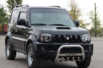 Suzuki Jimny 1998-2018 рр. Кенгурятник QT006 (нерж) фото 4
