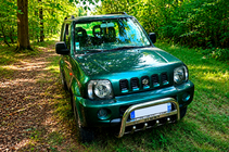Suzuki Jimny 1998-2018 рр. Кенгурятник QT006 (нерж) фото 1