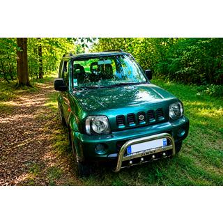 Кенгурятник QT006 (нерж) Suzuki Jimny 1998-2018 рр. фото 1