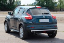 Nissan Juke 2010-2019 рр. Задня дуга AK002 (нерж) фото 3