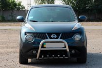 Nissan Juke 2010-2019 рр. Кенгурятник QT012 (нерж) фото 1