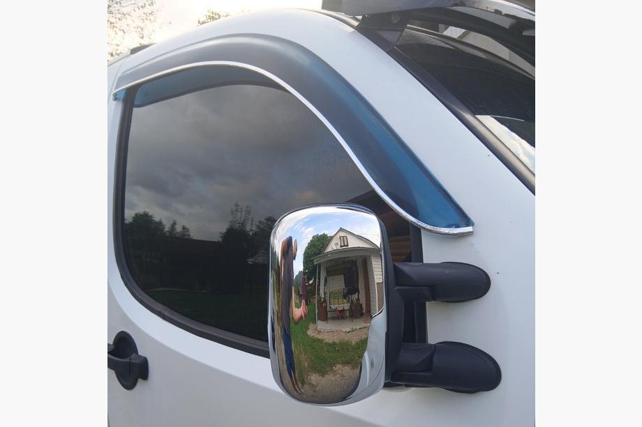 Fiat Doblo I 2001-2005 рр. Накладка на дзеркала (2 шт., пласт) Image