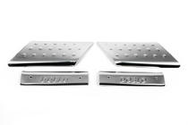 Fiat Doblo I 2001-2005 рр. Накладки на внутрішні пороги (Omsa, нерж.) фото 4