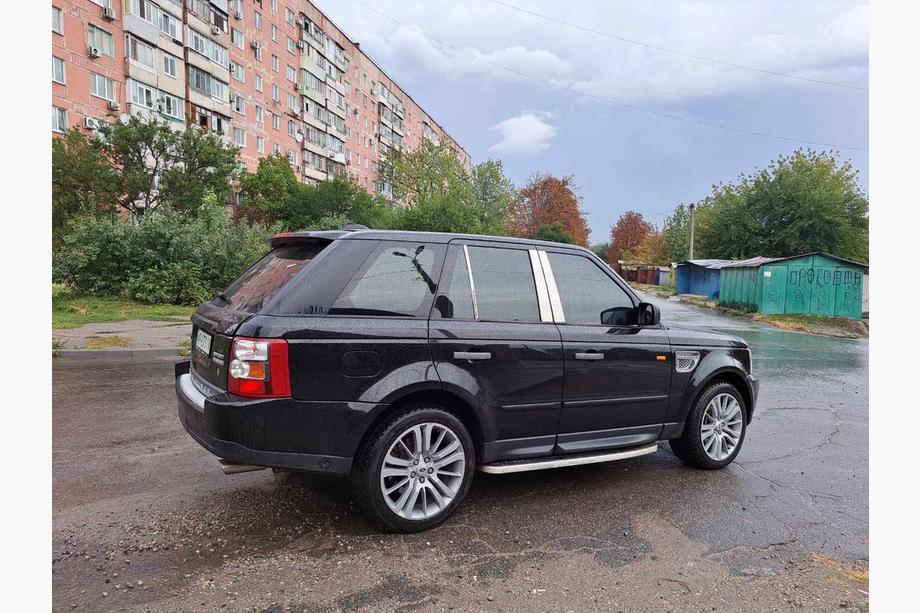 Range Rover Sport 2005-2013 рр. Молдинг на дверні стійки (нерж) Фото 1