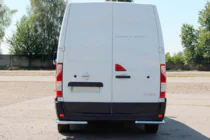 Opel Movano 2010-2021 рр. Задні куточки AK003 (2 шт., нерж) фото 4