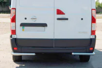 Opel Movano 2010-2021 рр. Задні куточки AK003 (2 шт., нерж) фото 2
