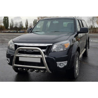 Кенгурятник QT008 (нерж)