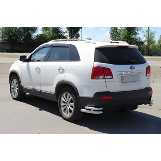 Задні подвійні куточки AK003-подвійний (нерж.) Kia Sorento II XM 2009-2014 рр. фото 2