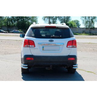 Задні подвійні куточки AK003-подвійний (нерж.) Kia Sorento II XM 2009-2014 рр. фото 3
