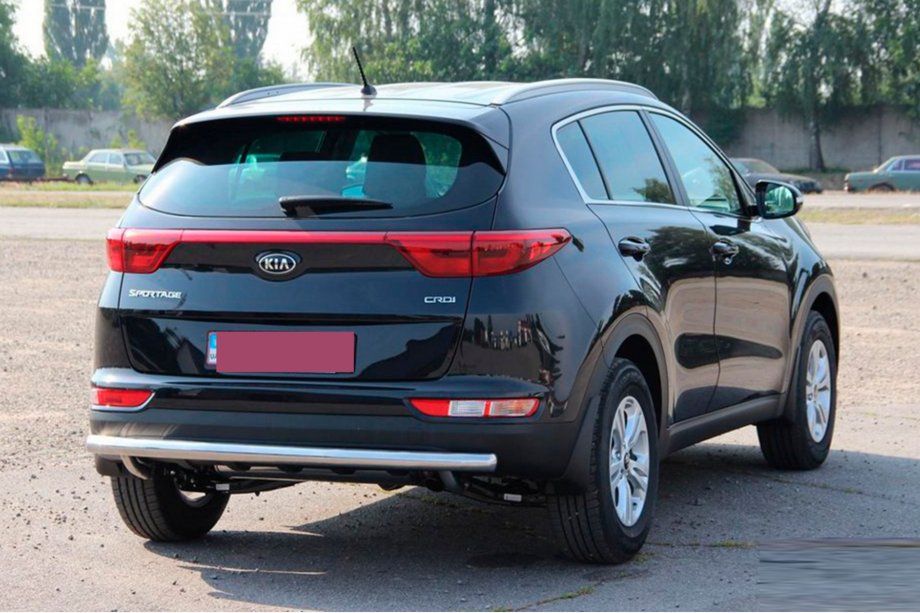 Kia Sportage 2015-2021 рр. Задній захист AK002 (нерж) Фото 2