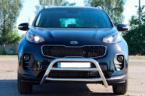Kia Sportage 2015-2021 рр. Кенгурятник WT023 (нерж) фото 4