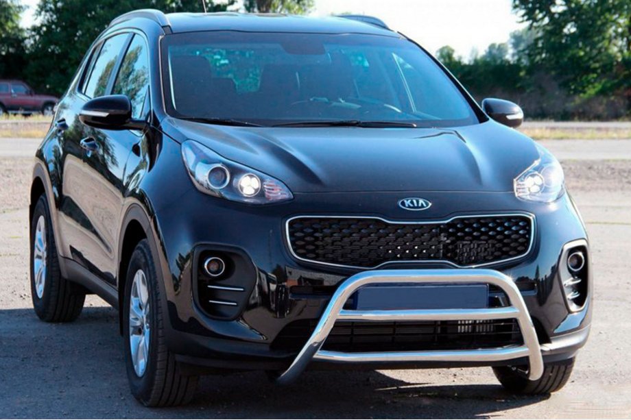 Kia Sportage 2015-2021 рр. Кенгурятник WT023 (нерж) Image