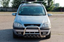 Opel Zafira A 1998-2005 рр. Кенгурятник QT006 (нерж) фото 1