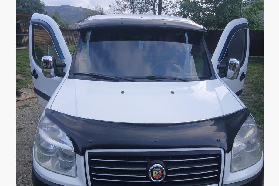 Fiat Doblo I 2005-2010 рр. Накладка на дзеркала (2 шт., пласт) Carmos Фото 7