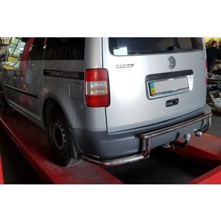 Задня дуга AK003-3 (2 шт., нерж) Volkswagen Caddy 2004-2010 рр. фото 1
