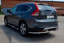 Honda CRV 2012-2016 рр. Задня дуга AK003-21 (нерж) фото 4