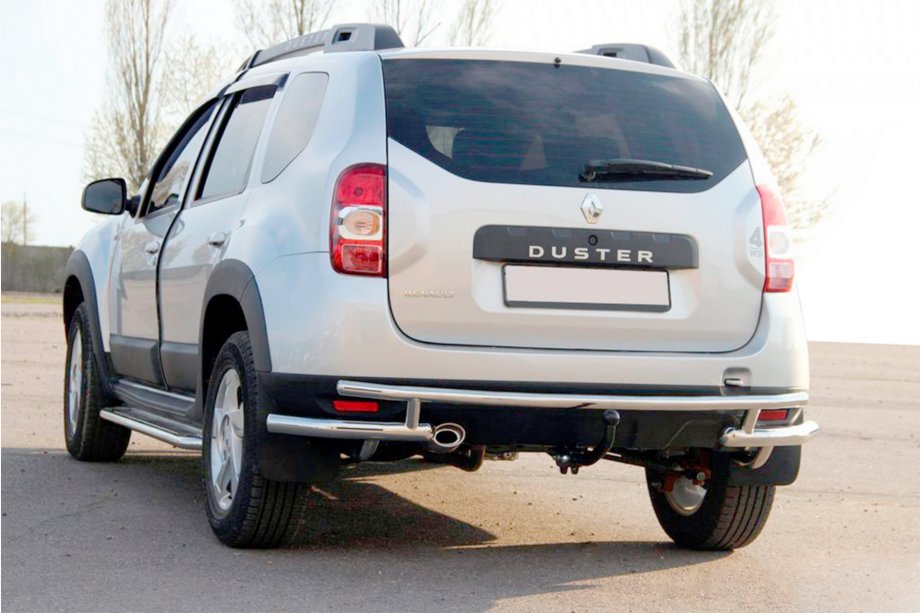 Renault Duster 2008-2017 рр. Задня дуга AK005-Special (нерж.) Image