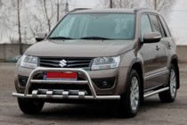 Suzuki Grand Vitara 2005-2017 рр. Кенгурятник ST-WT-15 (нерж.) фото 2