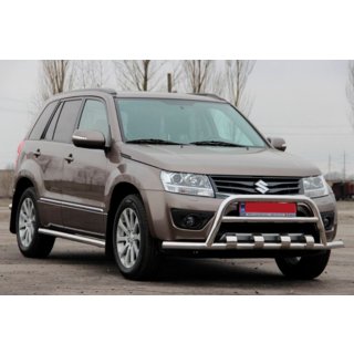 Кенгурятник ST-WT-15 (нерж.) Suzuki Grand Vitara 2005-2017 рр. фото 3