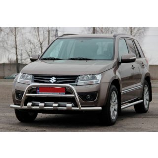 Кенгурятник ST-WT-15 (нерж.) Suzuki Grand Vitara 2005-2017 рр. фото 2