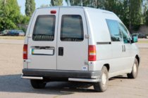Citroen Jumpy 1996-2007 рр. Задні подвійні куточки AK003-подвійний (нерж) фото 2