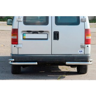 Задні подвійні куточки AK003-подвійний (нерж) Peugeot Expert 1995-2007 рр. фото 1