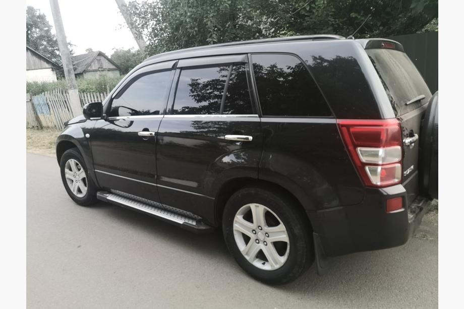 Suzuki Grand Vitara 2005-2017 рр. Окантовка вікон (4 шт, нерж) Image