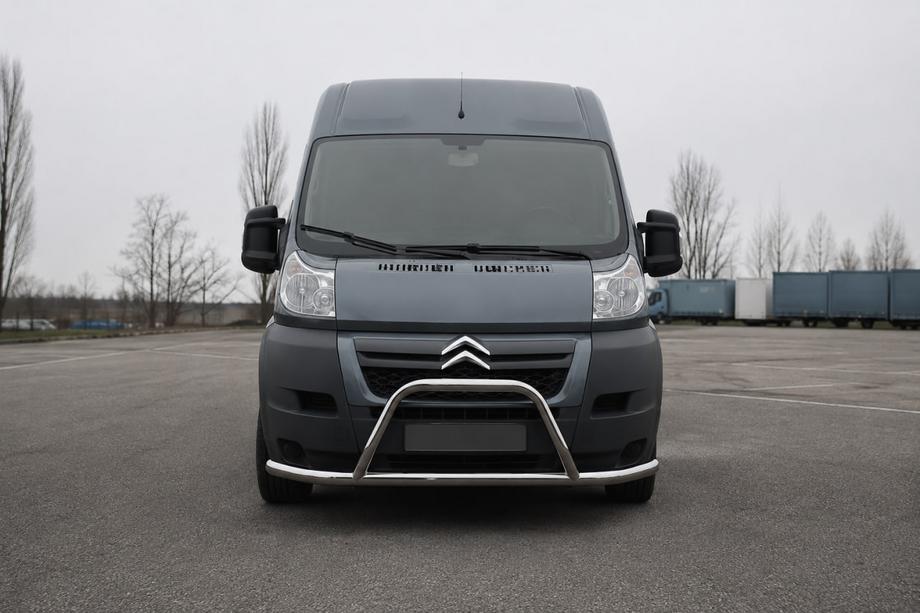 Peugeot Boxer 2006-2025 рр. Передня дуга ST019 (нерж.) Image
