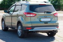 Ford Kuga/Escape 2013-2019 рр. Задня дуга AK002 (нерж) фото 3