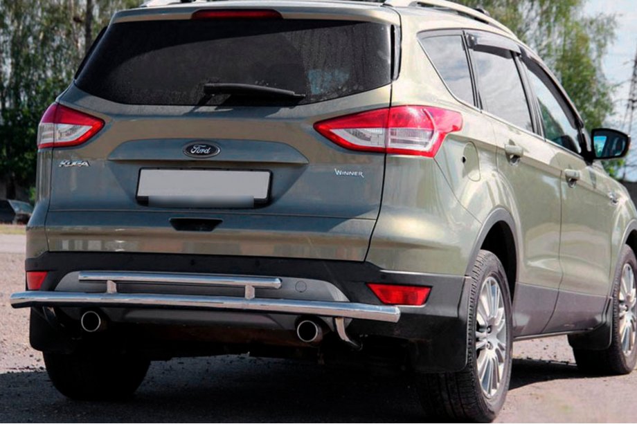Ford Kuga/Escape 2013-2019 рр. Задня дуга AK002-2 (нерж) Image